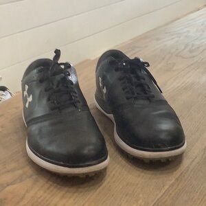 Under Armour Black Performance Spikeless Golf shoes